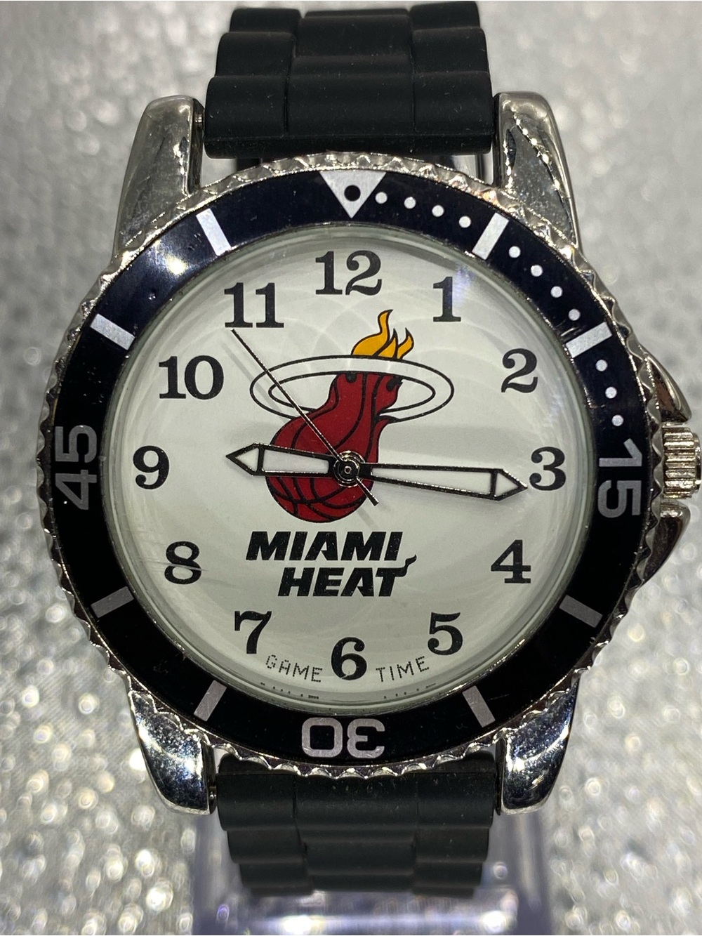 Men’s ^*^ Miami Heat Logo Watch *** Game Time *** Collectors ^^^